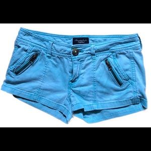 American Eagle Blue Shorts Size 4